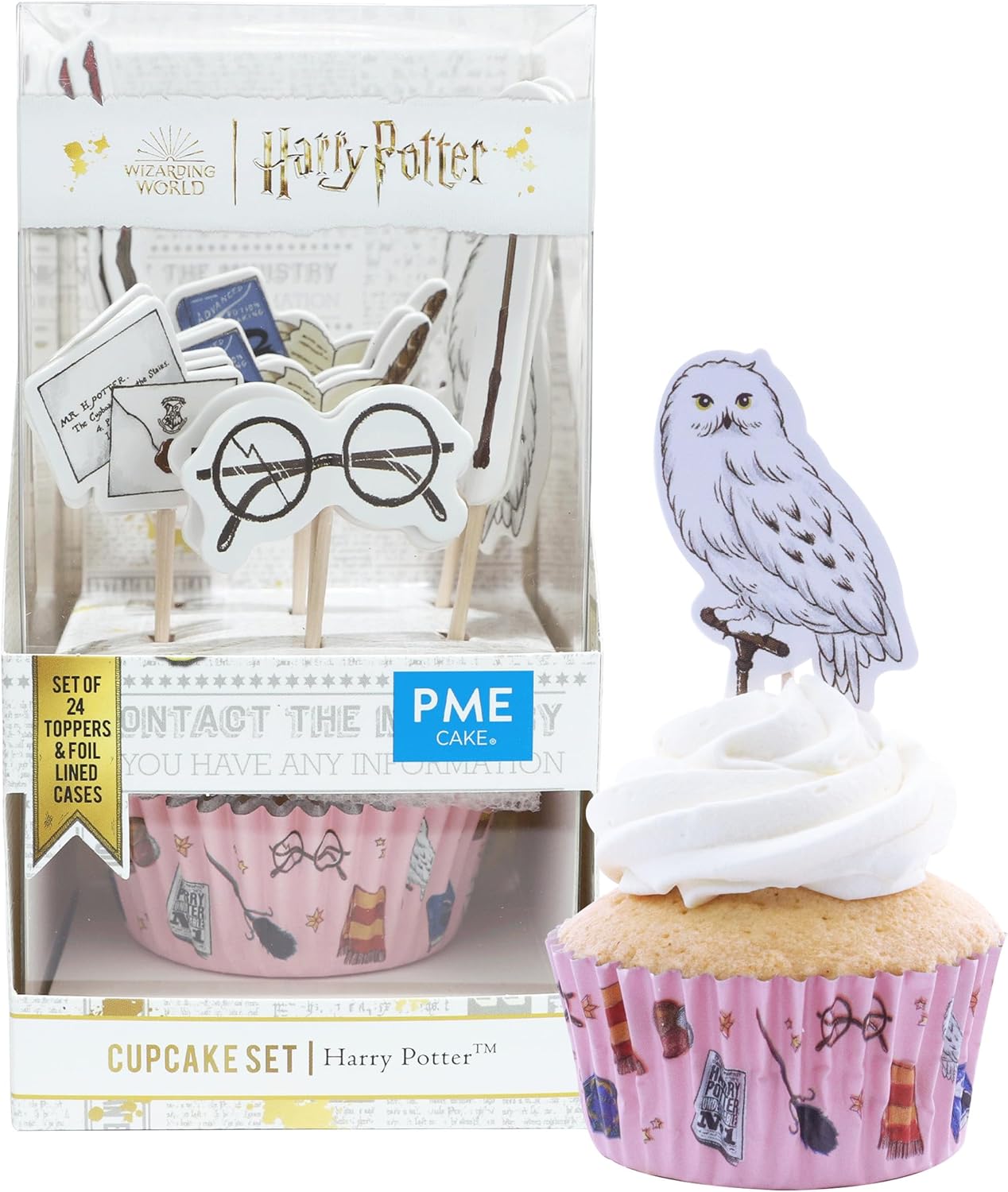PME Harry Potter Bakeware & Cake Topper Set, 24 Pieces, Harry Potter