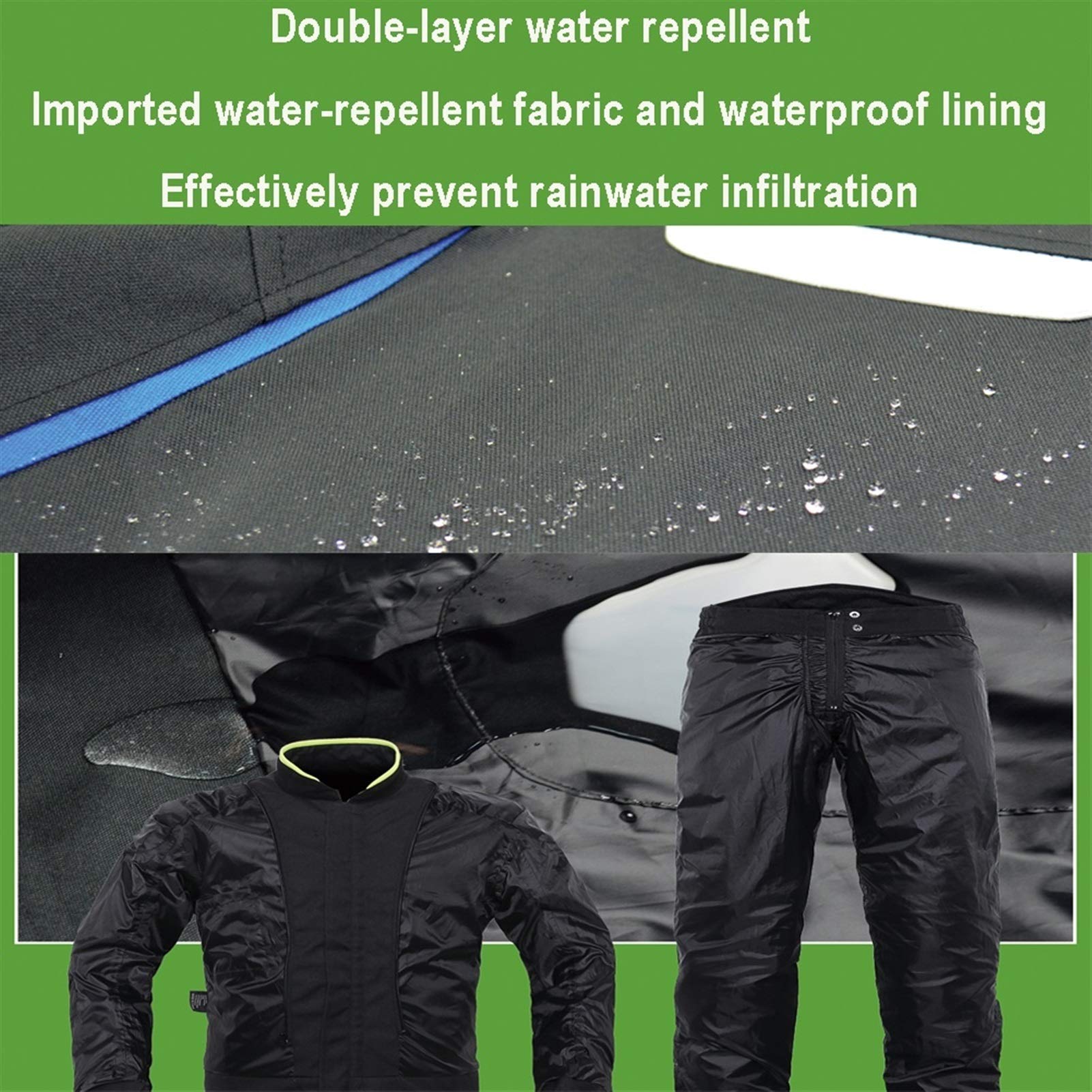 Chaqueta De Moto Anti-caída Chaqueta De Montar A Caballo para Hombre con Forro Aislante De Algodón Y Desmontable 5 Engranajes Protectores Extraíbles para Proteger Su Seguridad Al Conducir