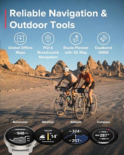 SUUNTO Race S Orologio Sportivo Donne Uomo, GPS Running Activity Tracker, Bi-Band GNSS, Offline Map, AMOLED Touch Schermo, Smartwatch Cardiofrequenzimetro Altimetro, 95+ Sports, Autonomia 13 Giorni - 5