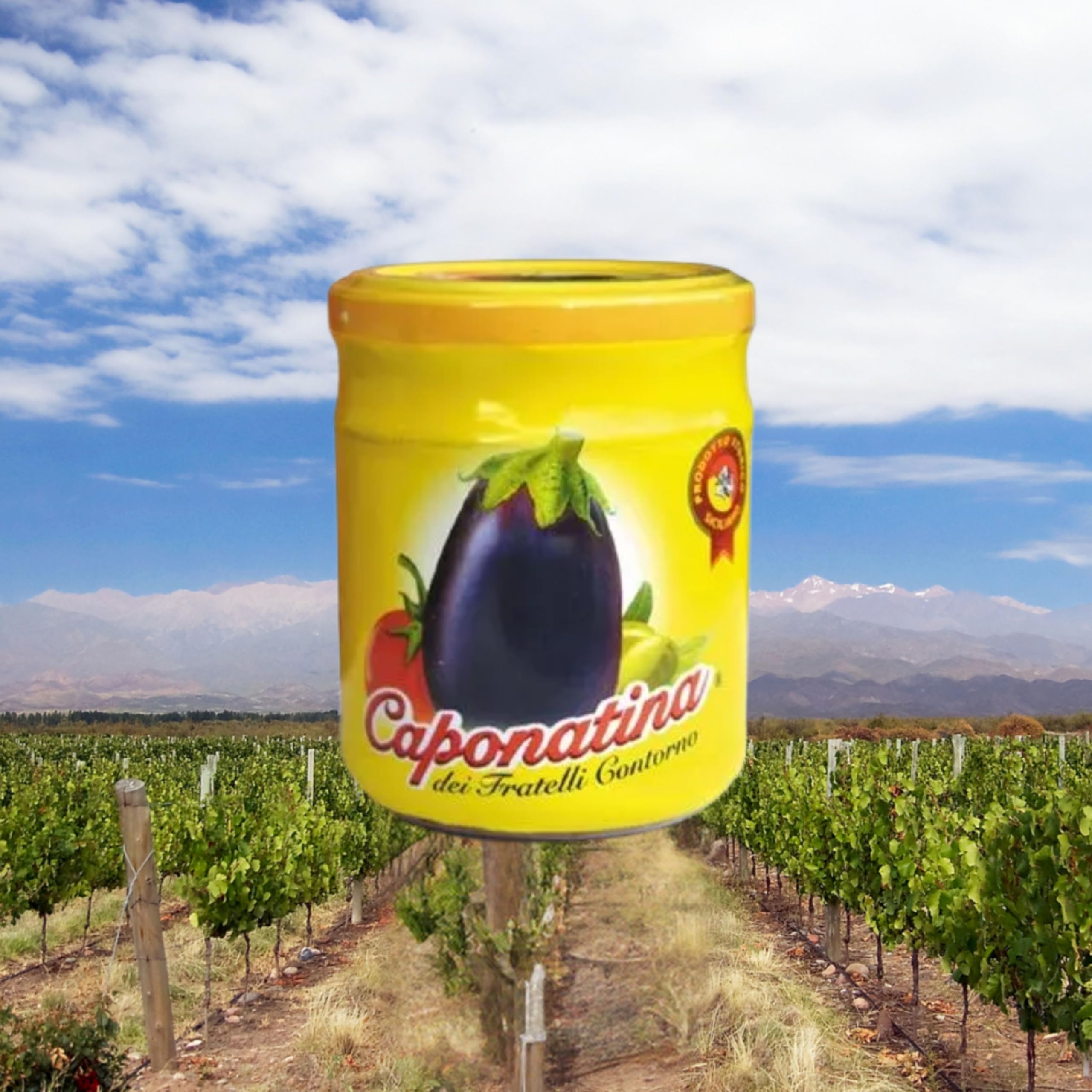 Caponatina di melanzane gr 200 in vasetto di vetro