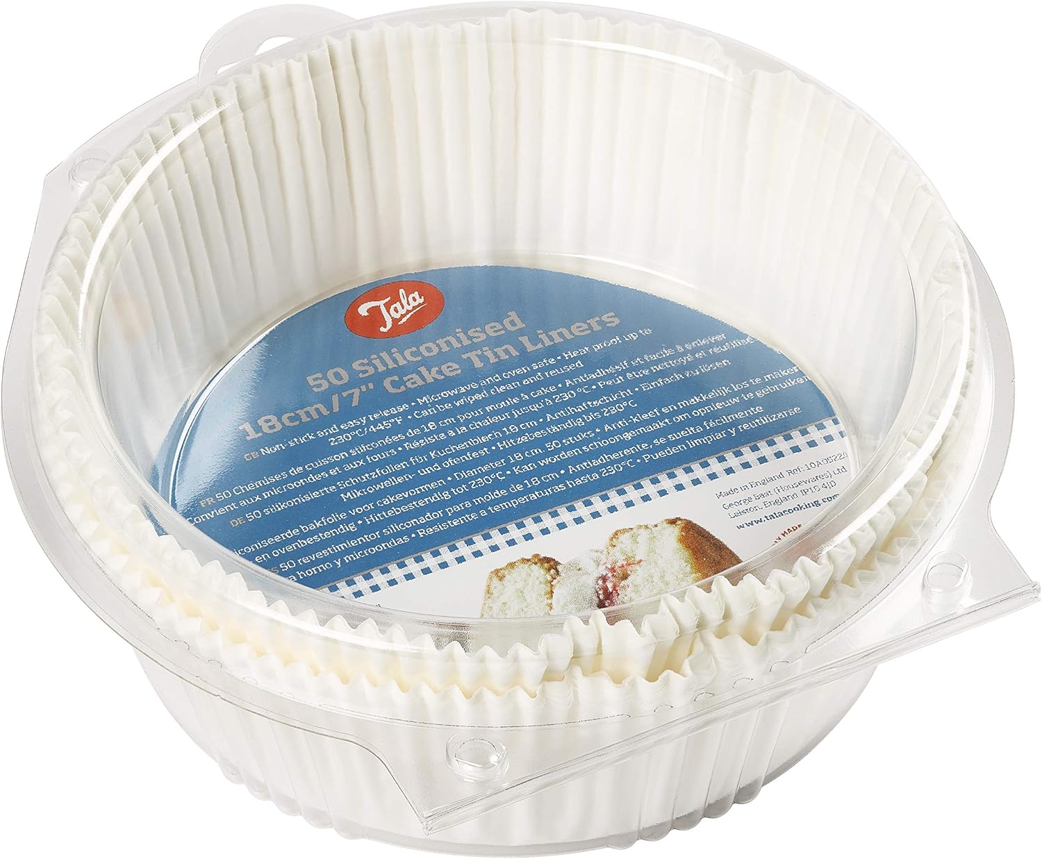 Tala Cake Tin Liners, White