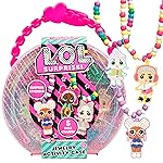 L.O.L. Surprise! Jewelry Activity Case, Create Custom Jewelry with 100+ Beads & Charms, DIY Kit for Kids Ages 6+