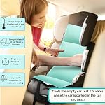 Swanoo Carseat Pad de refroidissement avec Ice Pack, Siège Auto Ice pack Pad pour bébé & Toddler, Refroidisseur de siège auto pour l'été, Recycleur de poussette, Couverture de protection contre la chaleur, garde le froid 8 Heures