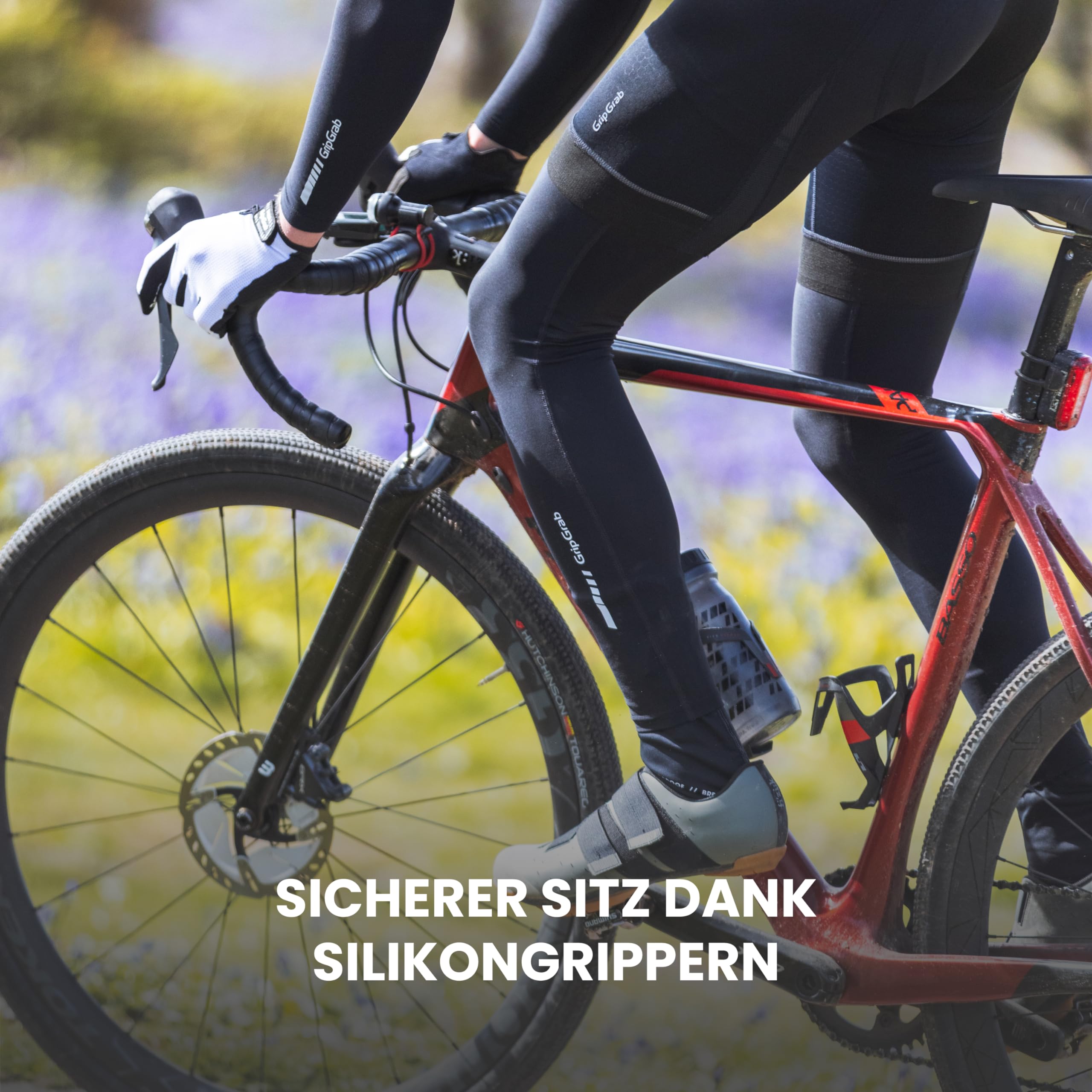 GripGrab Leg Warmers Frühling Herbst Übergangs Beinlinge Radsport Herren | Atmungsaktive, leichte Radsport Beinstulpen für die Übergangszeit, Rutschfeste Bündchen, für Rennrad, MTB & Gravel