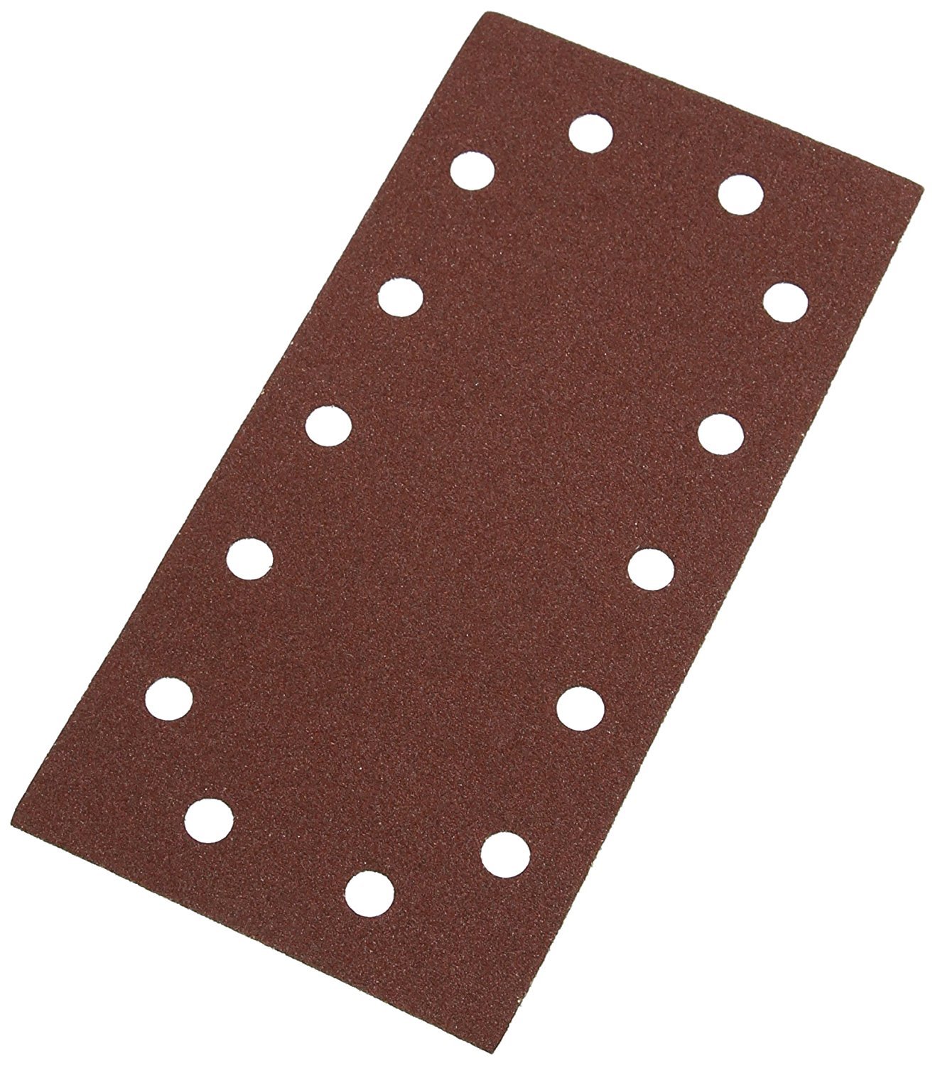 Silverline Red 457004 Hook And Loop 1/2 Sheets Punched 10Pk 80 Grit