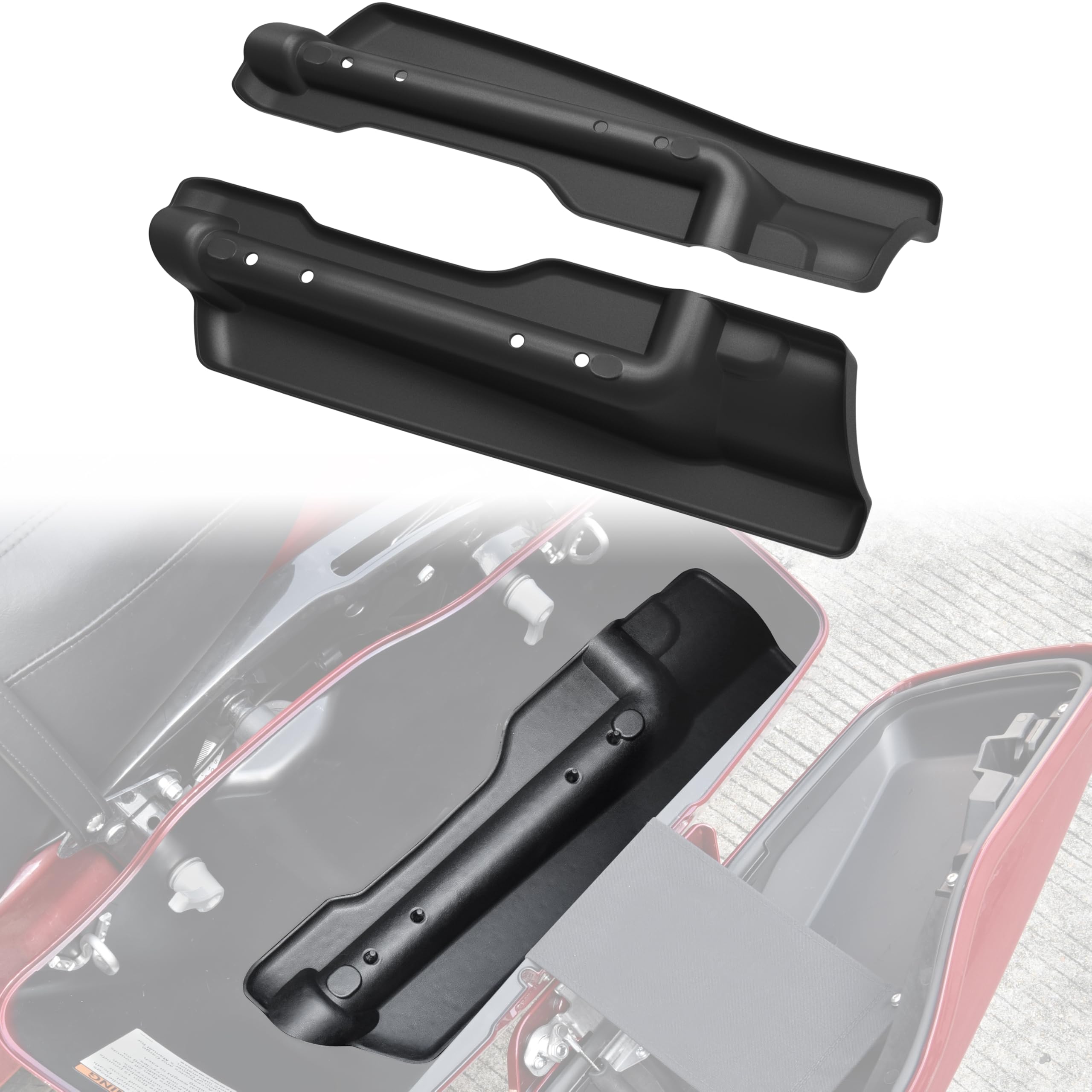 Fodera per borsa da sella per Harley Road Glide 14-23, tappetino laterale per bagagli in moquette Pad laterale per box laterale cuscinetto di protezione per borse laterali per Harley Road