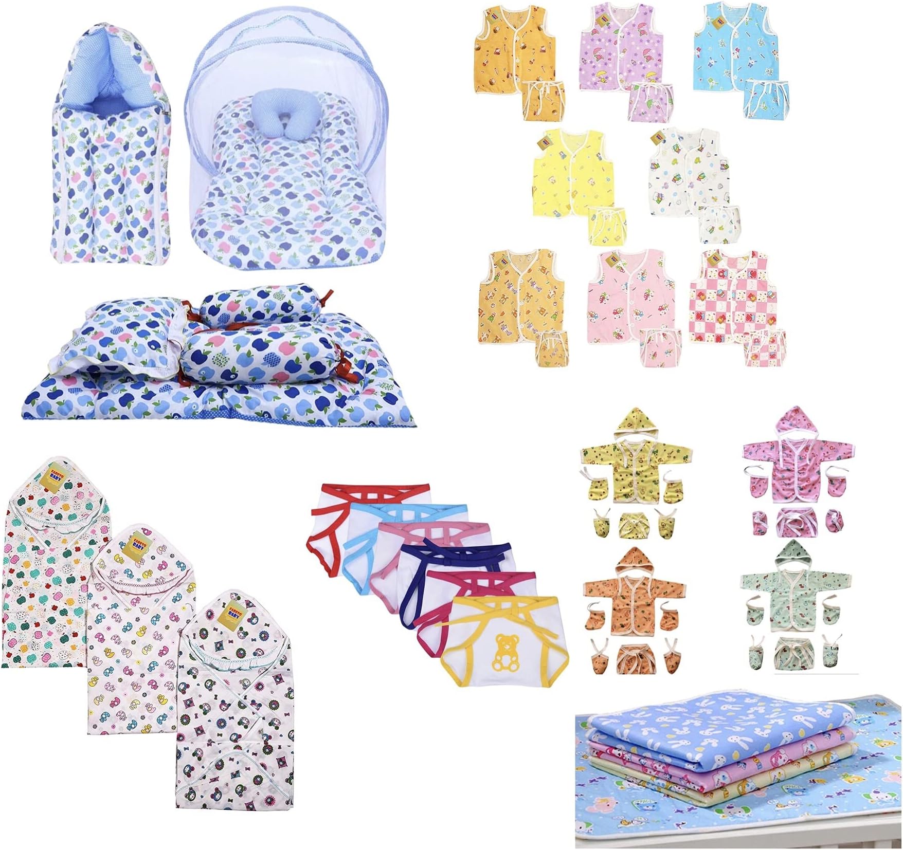 The Baby First Box Newborn Baby Essential Kit 25 Items (Summer Kit