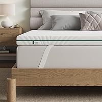 Novilla Topper Matrimoniale 160x190, 7.5cm Memory Foam + Schiuma Alta Densità