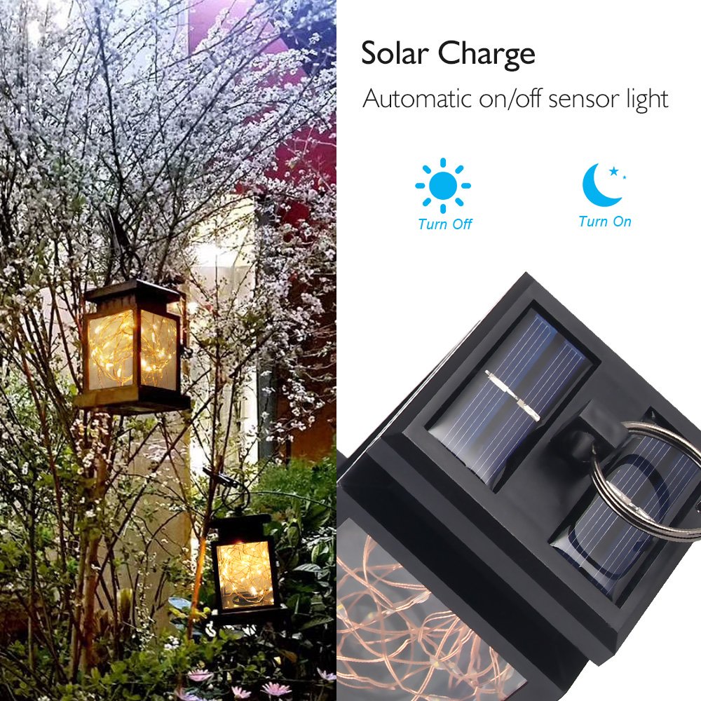 Latarnia solarna LED na zewnątrz wiszący parasol lampiony ciepłe białe diody LED łańcuch świetlny dekoracyjna lampa stołowa na biurko, na ścieżkę, podwórko, imprezę, festiwal (opakowanie 4)