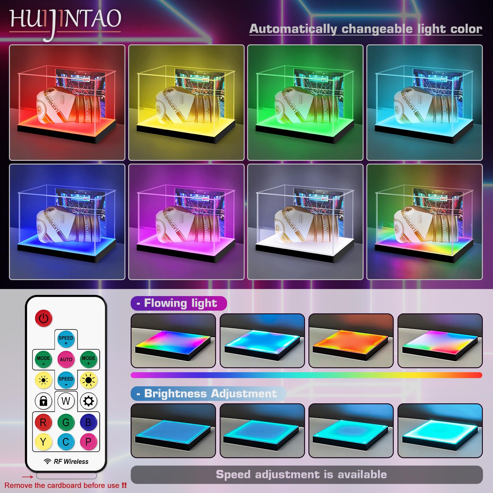 Basketball Display Case with RGBW LED Light - Image 2
