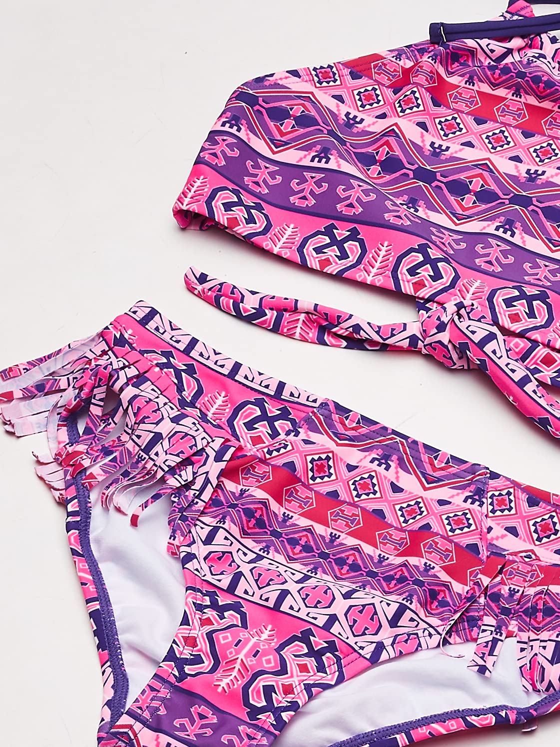 Kanu Surf Girls' Mahina Beach Sport Halter Bikini 2-Piece Swimsuit