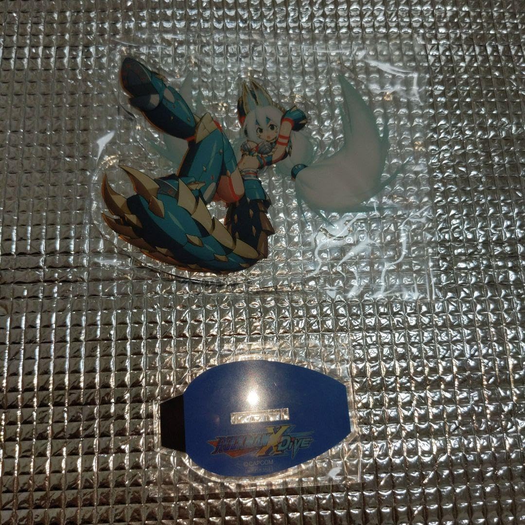 ロックマンX DiVE ジンオウアイリス　アクリルスタンド Amazon.co.jp: 超激 ロックマンX DiVE アクリルスタンド