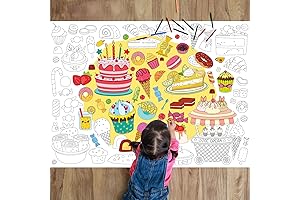 Debbie Lynn Coloring Poster: Sweet Ice Cream Treats for Imaginative Adventures