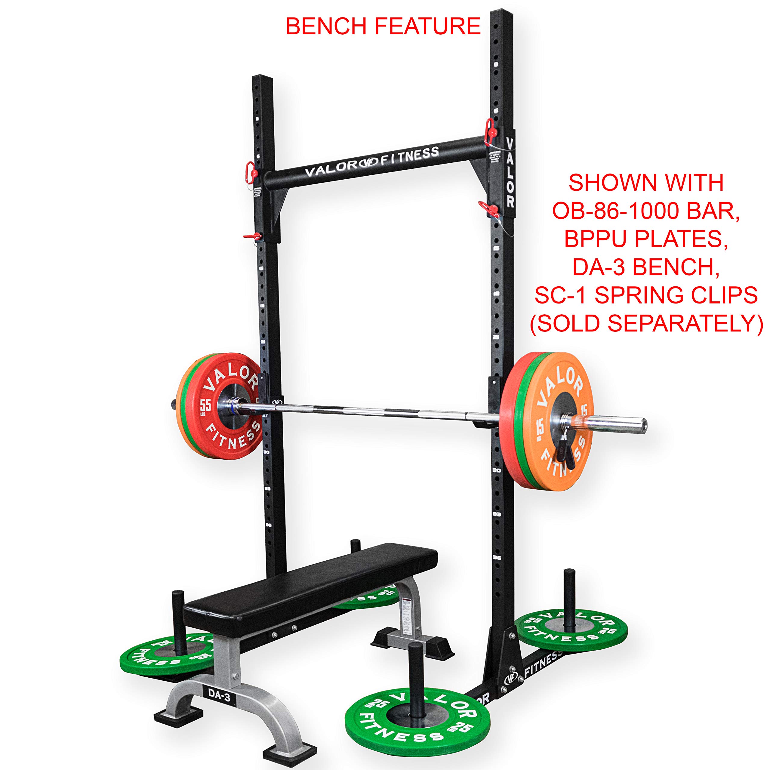 Valor Fitness BD21 Yoke Rack Strongman Equipment J Hooks Squat Rack