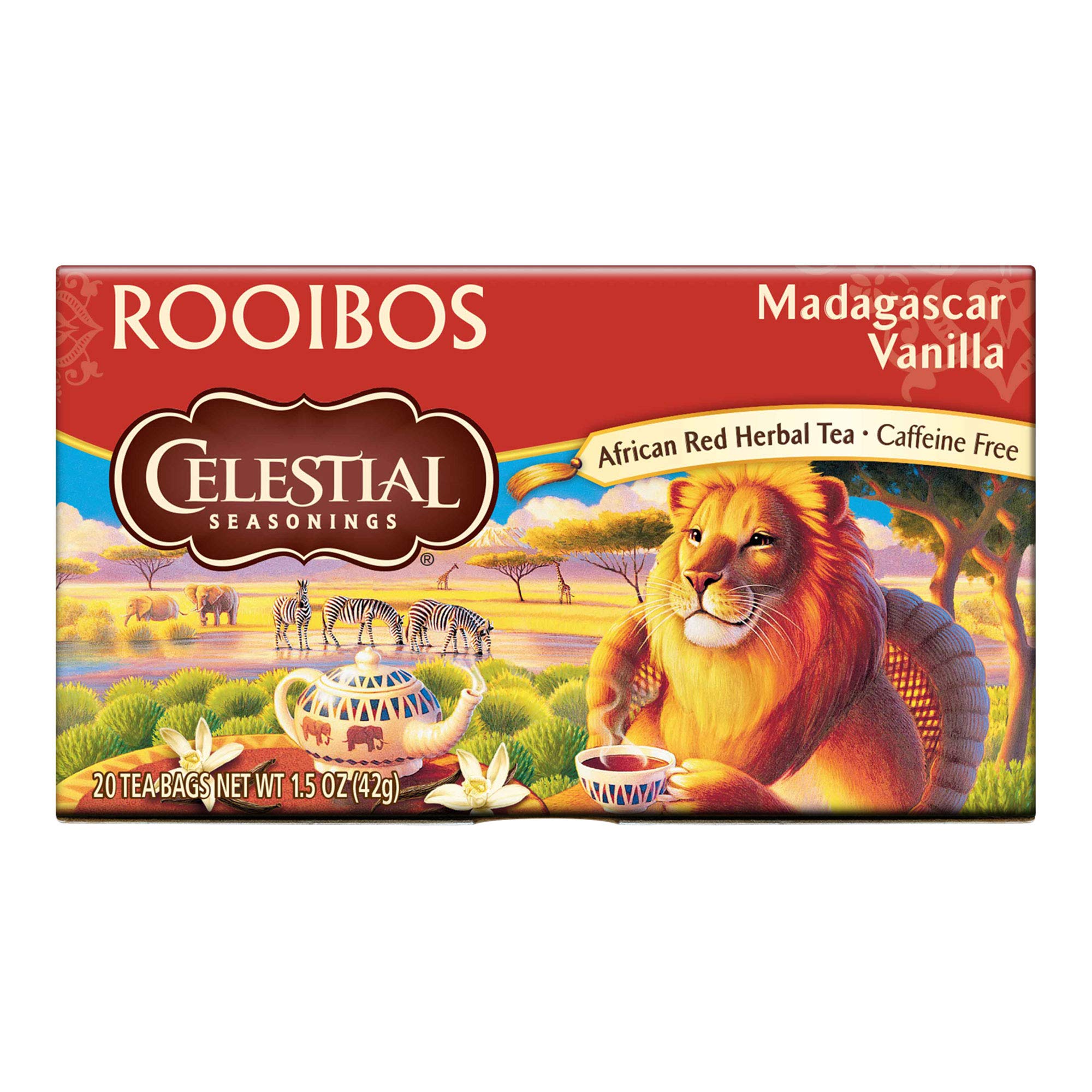 Celestial Seasoning Vanilla Rooibos Herb Tea (6x20bag)