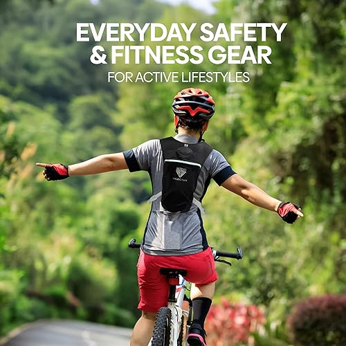 Miniatura 8 de Chaleco para correr para mujeres y hombres  Mochila de hidratación con toalla de refrigeración y limpiador de tubos, bolsa de agua de 2.0 L, mochila