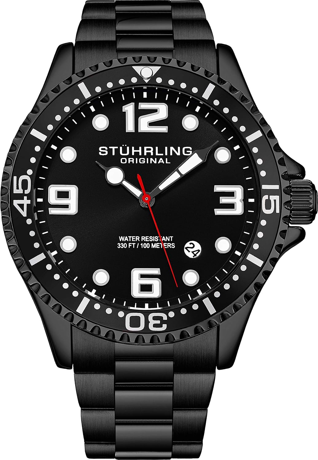 Stuhrling Original Mens Analog Dive Watch Sports Watch Water