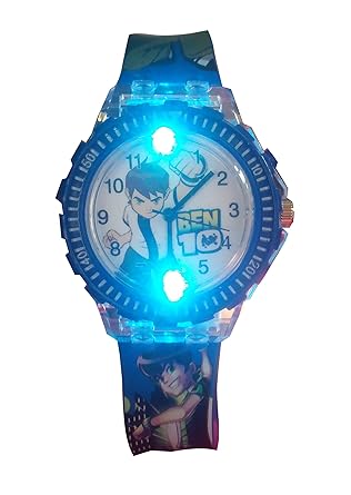 SS Traders - Excellent Kids Watch with led Seven Unique Lights and Seven Unique Colours