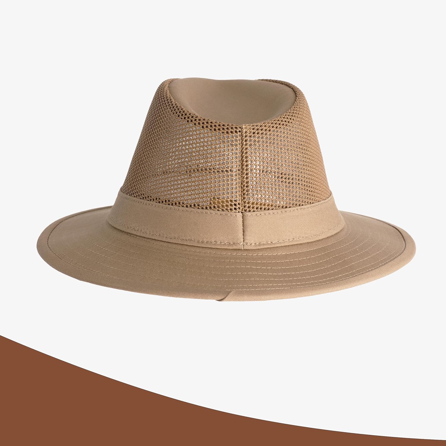 Henschel Hats Hiker Breezer Hat - Wide-Brim Sun Hat for Men with Low Mesh Crown |Fishing & Hiking Hat - Perfect Outdoor Hats