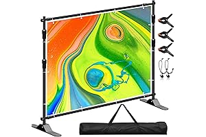 Easy-to-Assemble Step and Repeat Banner Stand 8x8 for Professional-Grade Display