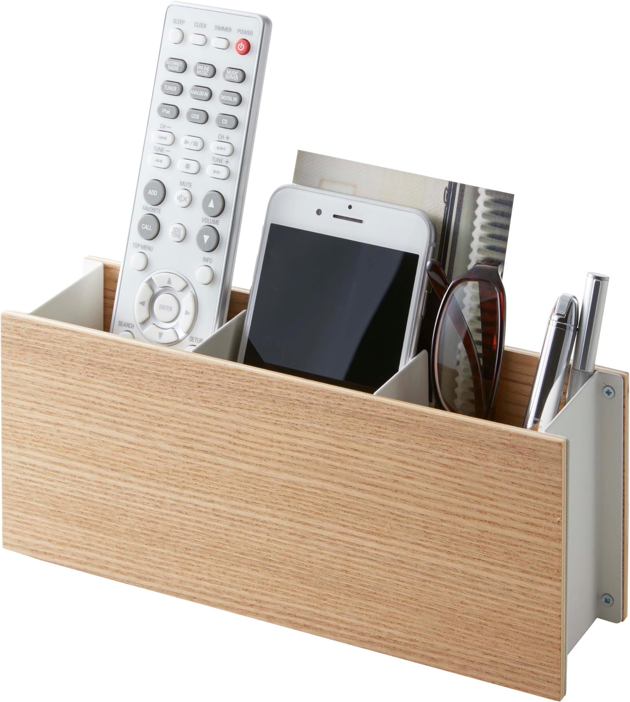 YAMAZAKI RIN PEN STAND & REMOTE CONTROL RACK BE