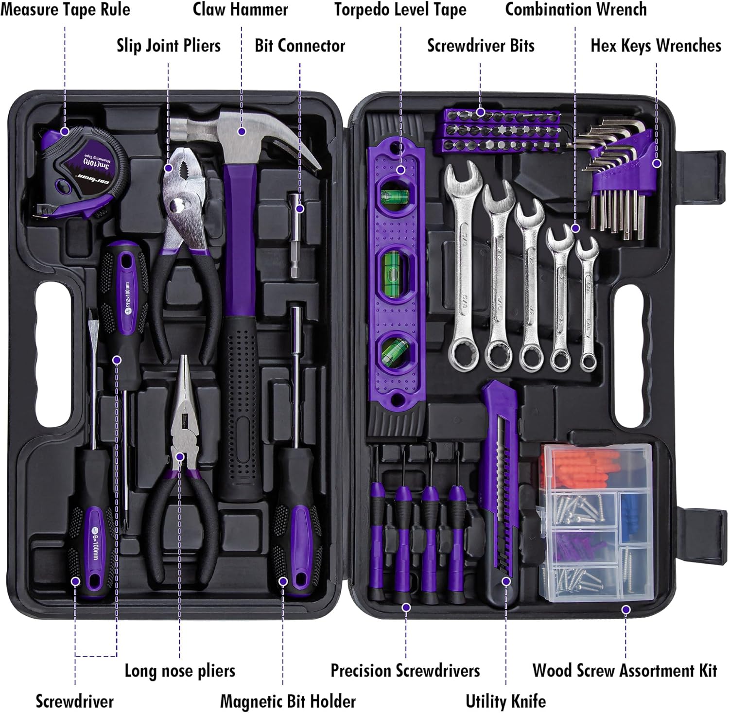 Unlock Your DIY Potential: Discover the CARTMAN 152-Piece Hand Tool Set!