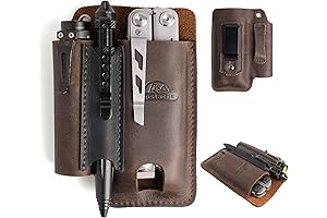 TopStache Leather Multitool Sheath - The Ultimate EDC Organizer