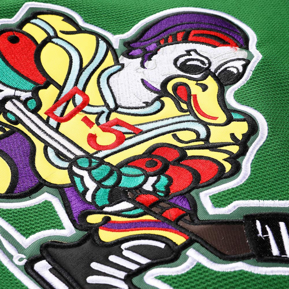 Mighty Ducks Movie Hockey Jersey 90S Hip Hop Adults Clothing for Party, Stitched Letters and Numbers