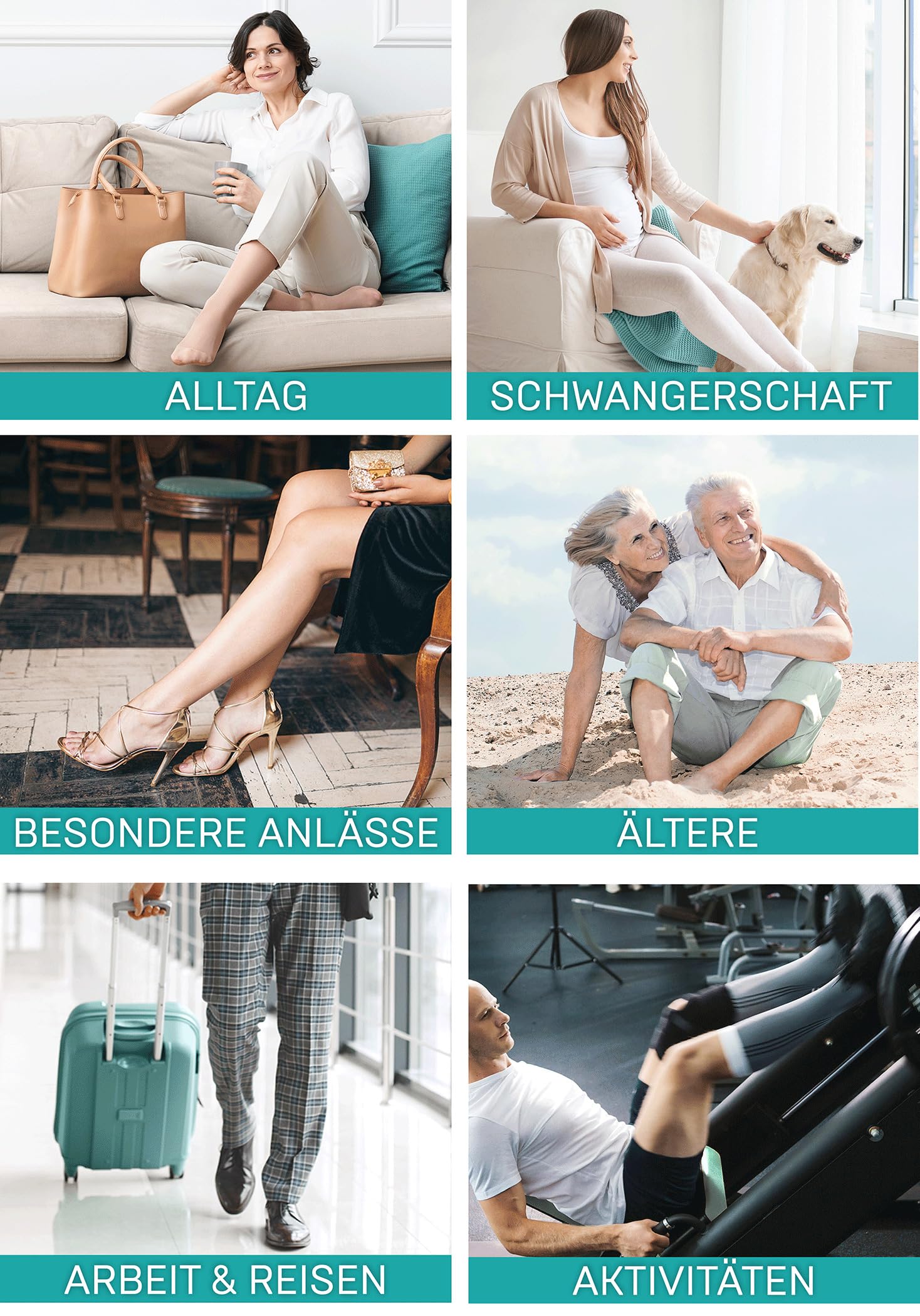 TONUS ELAST 23-32 mmHg Kompressionsstrümpfe | Geschlossene Zehen, KKL2 Stützstrümpfe für Damen & Herren, Medizinische Thrombosestrümpfe, Klasse 2 bei Krampfadern