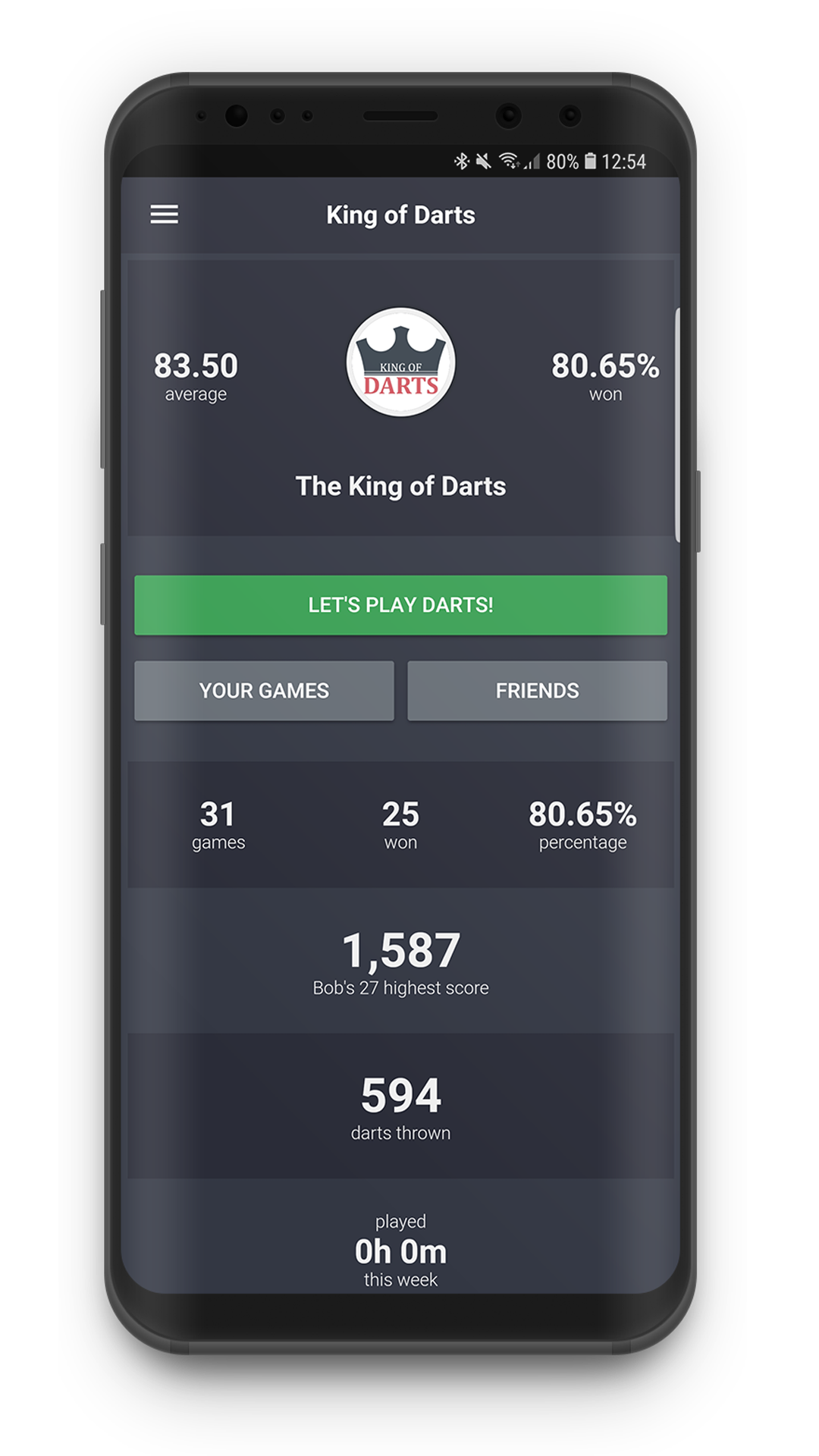 King of Darts Darts scoreboard App on the Amazon Appstore