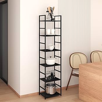 XINYF 棚 ラック オープンシェルフ 収納 おしゃれ ラック 収納棚　本棚 Amazon｜XINYF 棚 ラック おしゃれ 棚 スリム 棚 ラック 棚