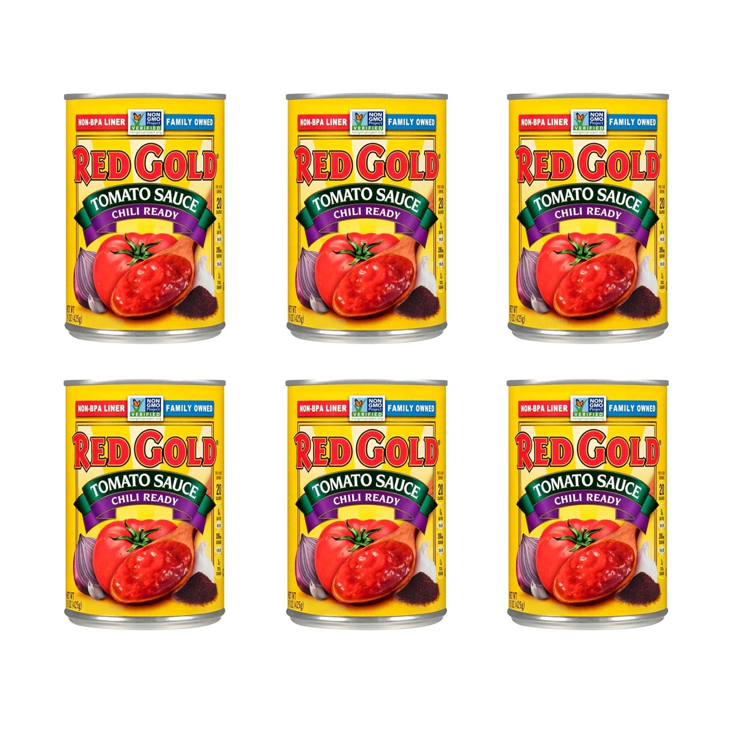 Red Gold Chili Ready Tomato Sauce, 6 15oz Grocery & Gourmet Food