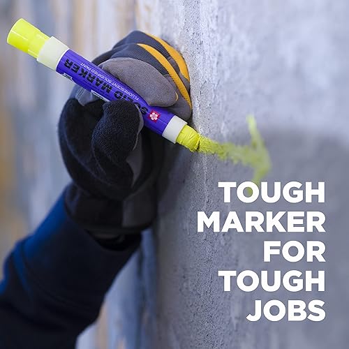 Miniatura 17 de Marcador de pintura solidificada Solid Marker de Sakura, de 14 a 392 grados Fahrenheit, Negro, 1 Negro (Black Paint),Azul (Blue Paint),Pintura