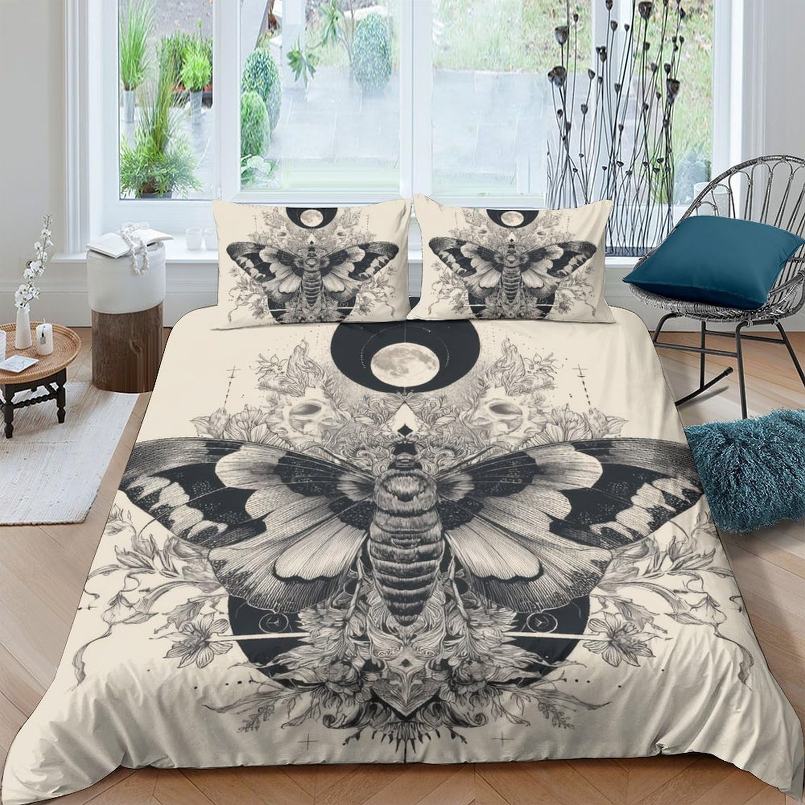 Parure de lit papillon vintage pour sublimer la décoration de chambre