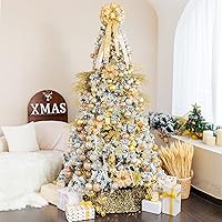 Vista 6 de Adornos de bola de Navidad de 3.15 pulgadas, con purpurina inastillable, adornos para árbol de Navidad, bolas colgantes de Navidad, decoraciones