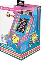 My Arcade Ms. Pac-Man Micro Player Pro: Classic Arcades 6.75 Videogame Portátil, Jogos Retrô, Videogame Jogável Colecionável