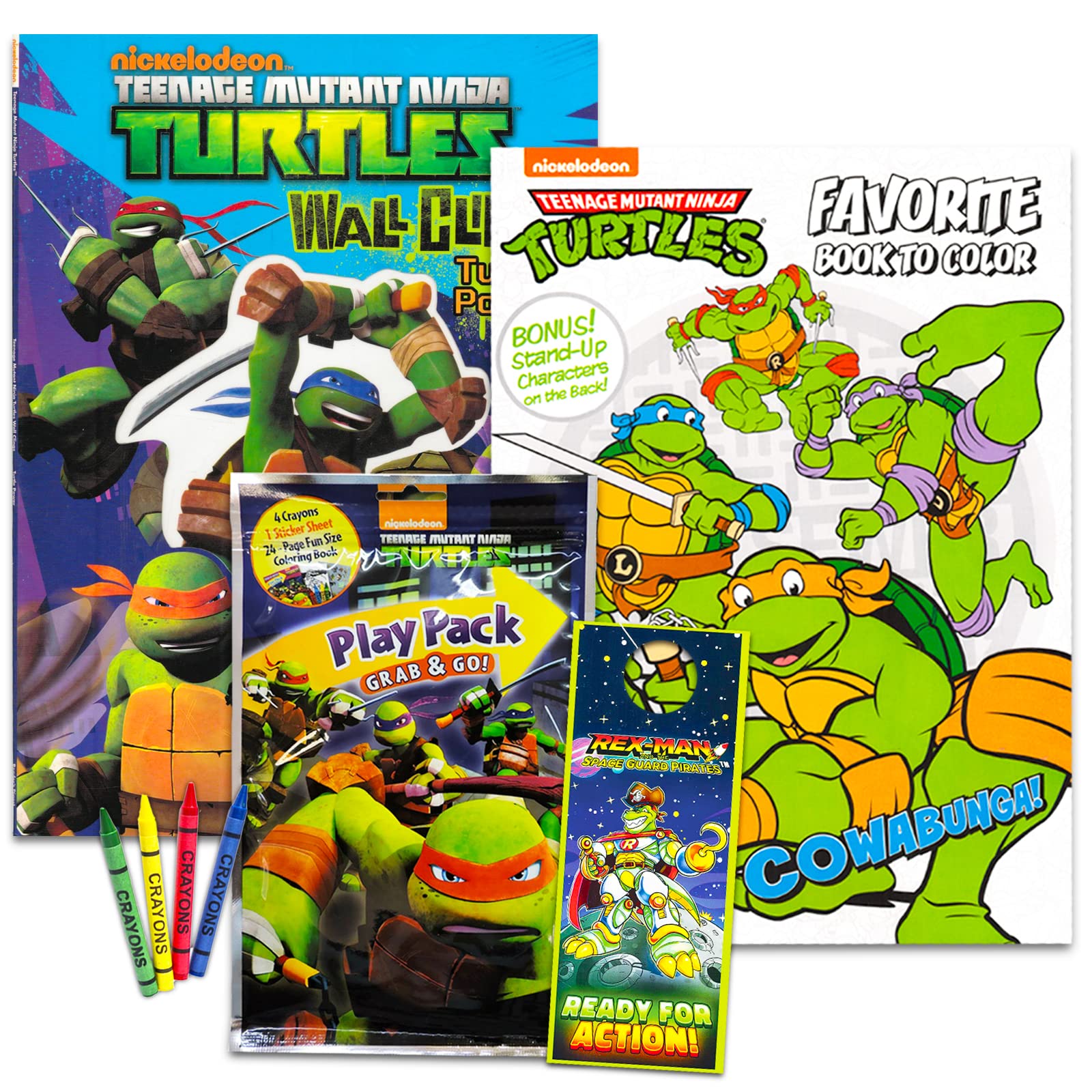 Buy Teenage Mutant Ninja Turtles Coloring And Activity Book Set With 