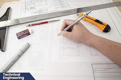 Miniatura 5 de Pacific Arc Hojas de vellum de dibujo, 10 hojas de papel de 18 x 24 pulgadas de vellum de trapo con borde y bloque de título