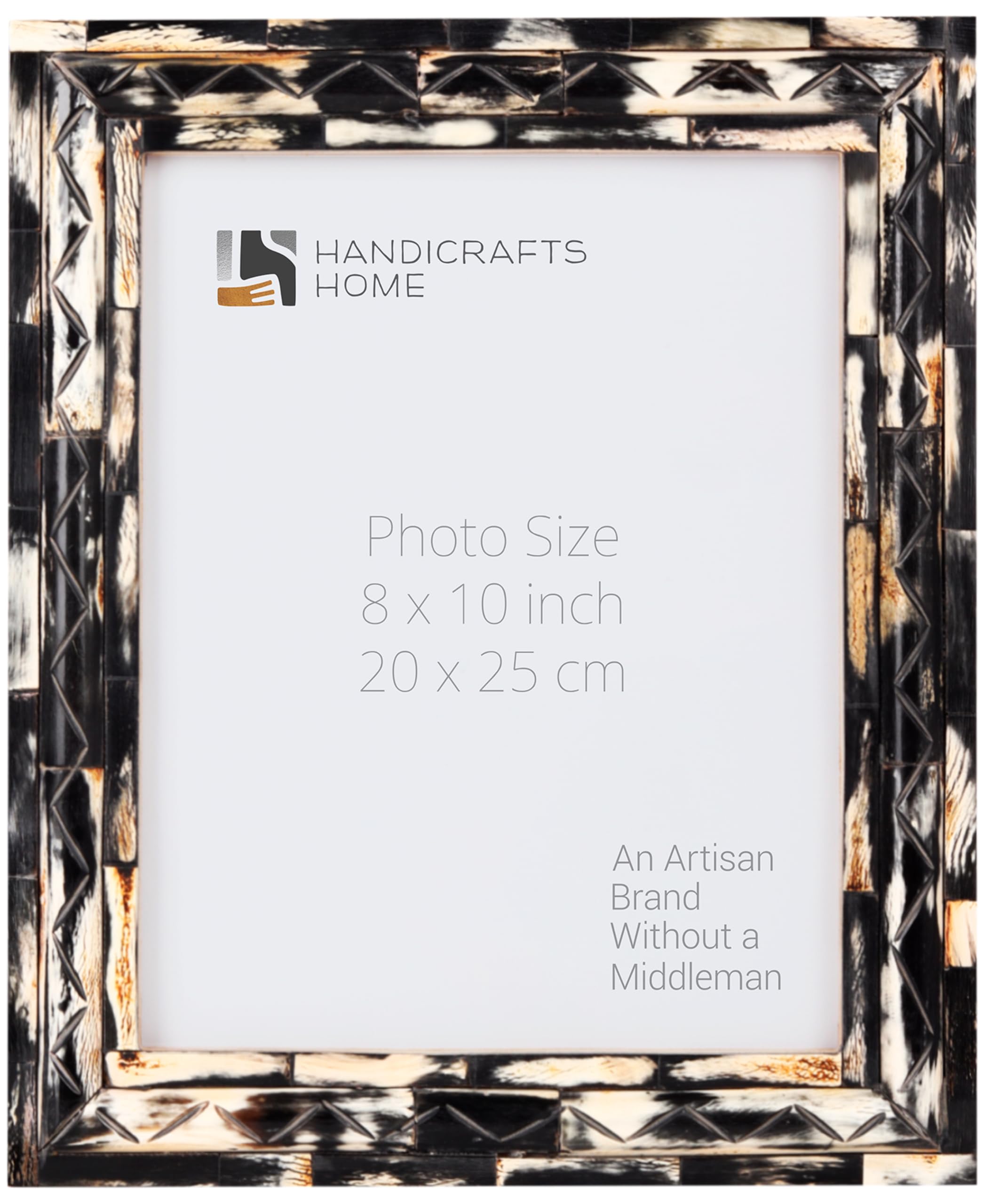 Handicrafts Home Vintage 8x10 Picture Frame, Handmade Photo Frame for Wall or Tabletop, Farmhouse & Antique Home Decor, Gallery Wall Frame for Shelf & Living Room, Office Decor, Minimal Office Decor