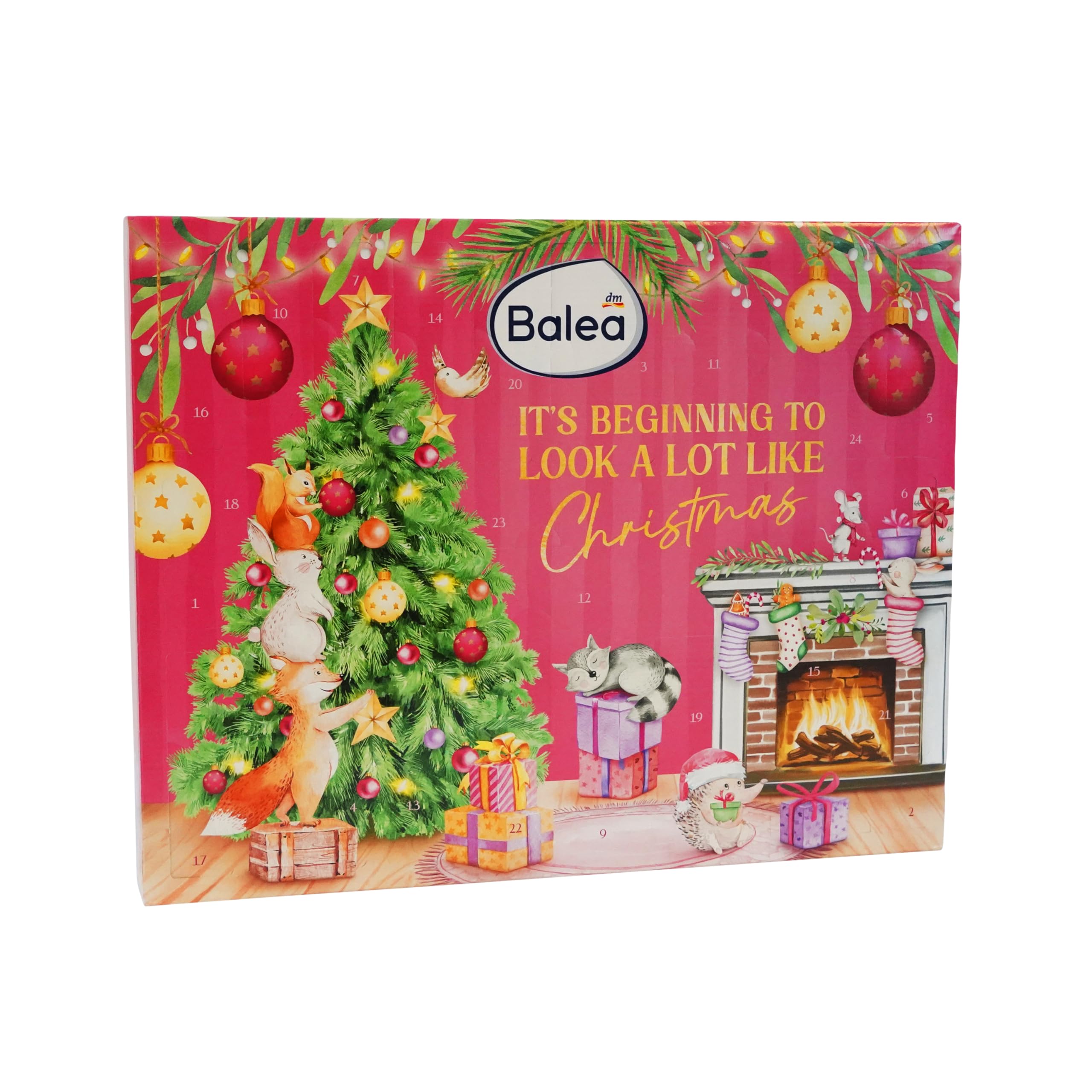 Balea Kosmetik & Beauty Adventskalender | Mit 24 Überraschungen: Gesichtspflege, Körperpflege, Haarpflege und Lippenpflege | Advent Winter Garden (Frauen)