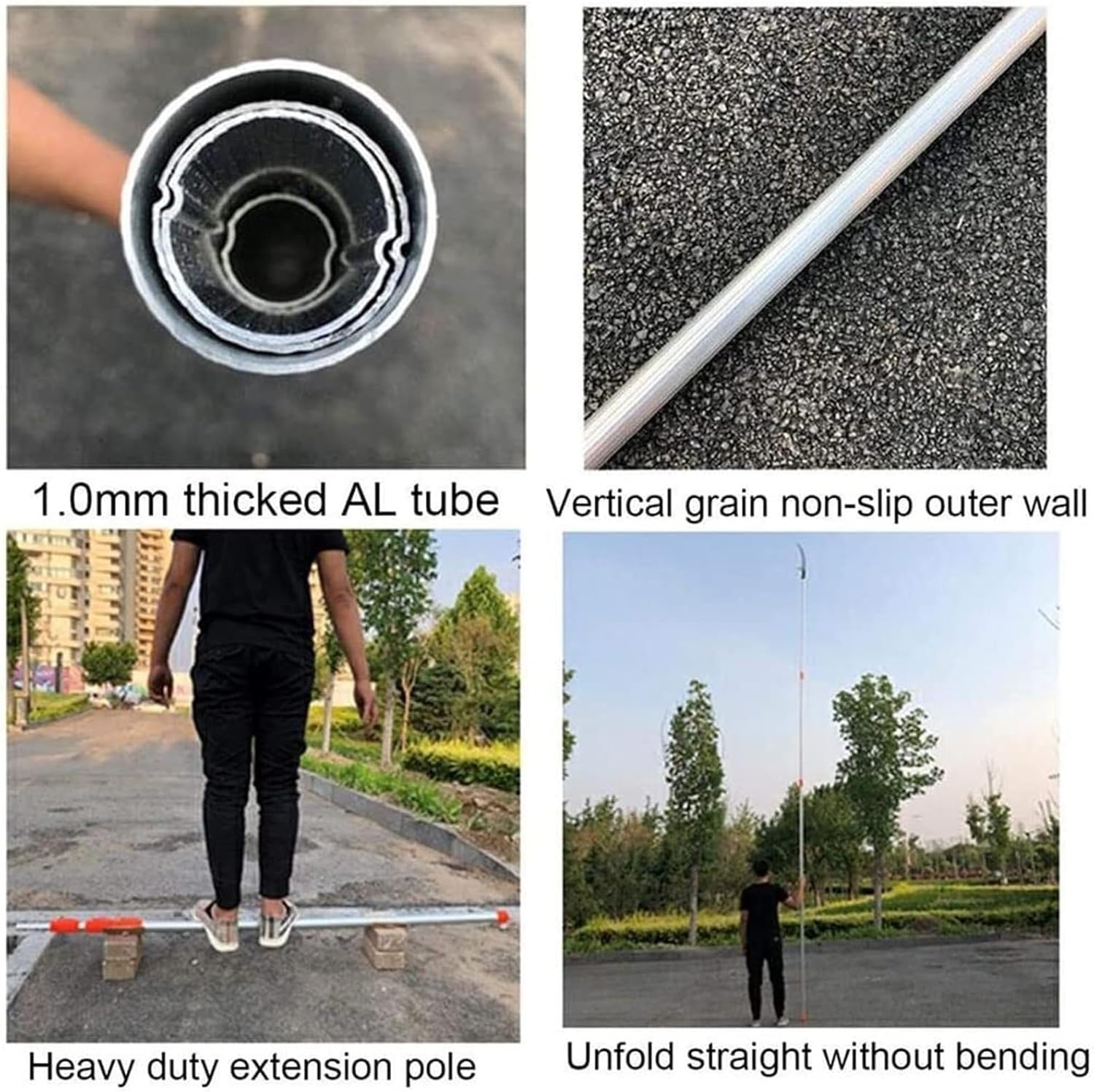 Telescopic Pruning Saw, Profession Extendable Tree Pruner Pole Saw Use for Pruning and Trimming Branches and Leaves Garden Fruit Tree Saw