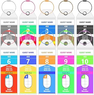 Cruise Ship Luggage Tags Holder, 10 Pack Carnival Tag Essentials, Clear Plastic Luggage Tag Holder for Suitcases 2024, Travel Cruise Ships Luggage Tags for Carnival, Celebrity, Cruise Line