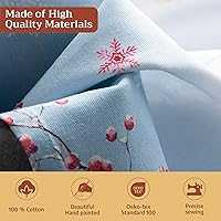 Vista 3 de Maison d' Hermine - Juego de 4 servilletas 100% algodón, suaves y cómodas, primavera/verano