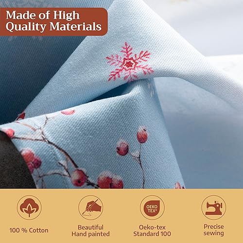 Miniatura 3 de Maison d' Hermine - Juego de 4 servilletas 100% algodón, suaves y cómodas, primaveraverano