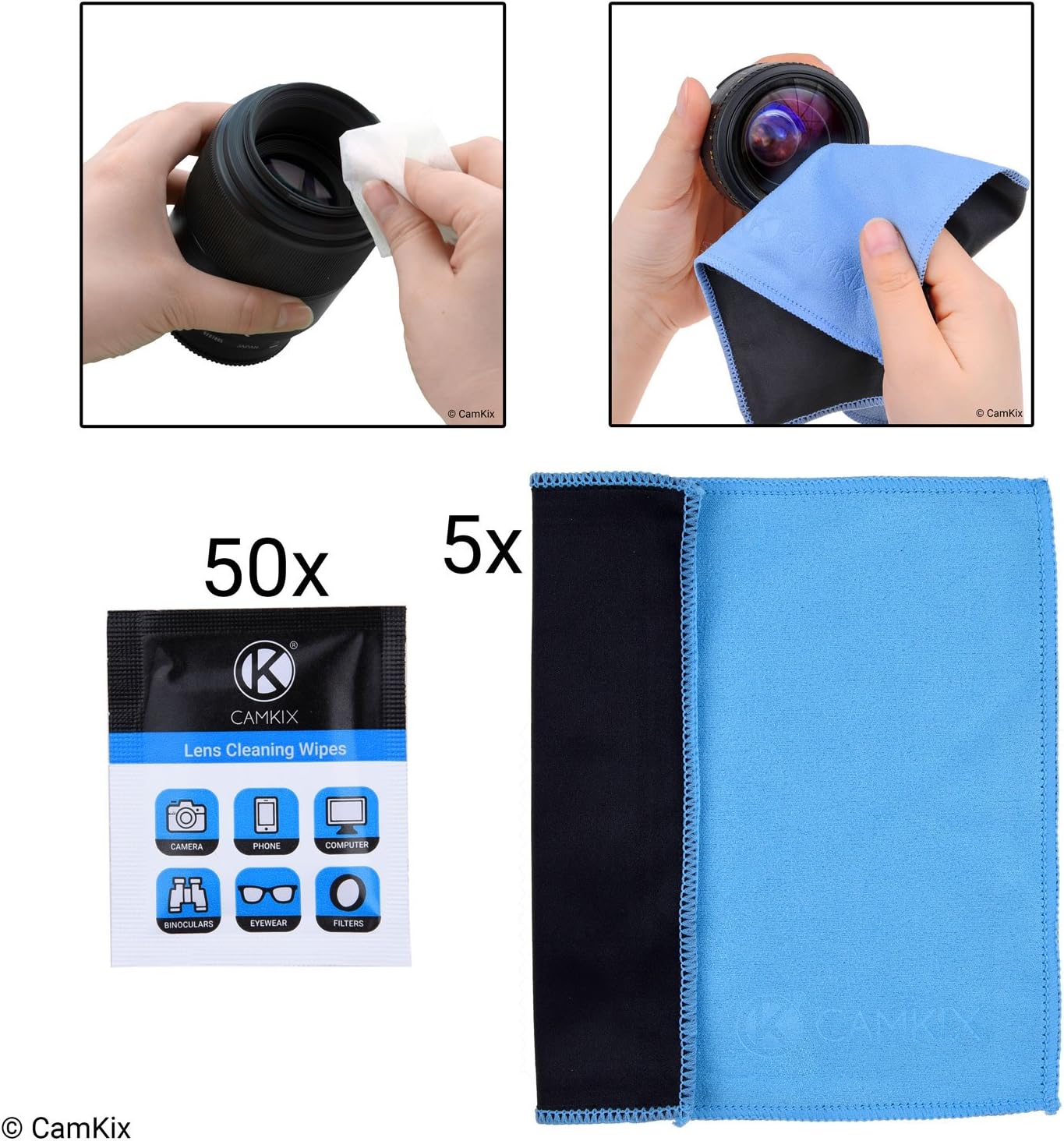 salviettine per la macchina fotografica