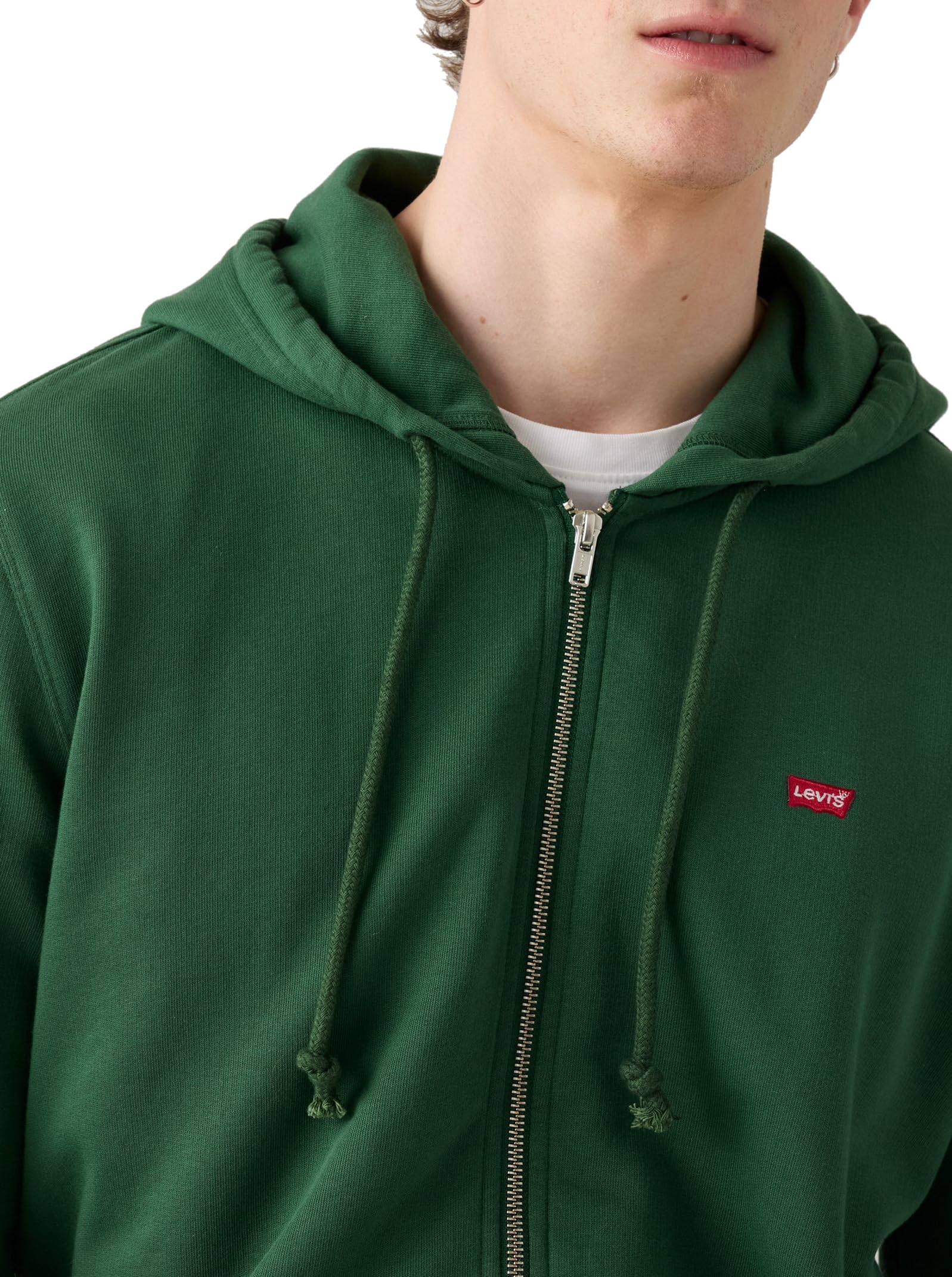 Levi's The Original Hm Zip Up Dark Green, ciemnozielony, M