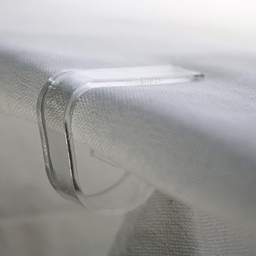 Miniatura 5 de Clips de plástico transparente para mantel – Accesorio de picnic – Juego de 72