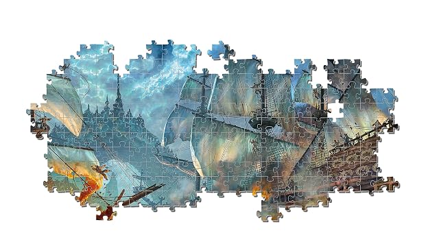 Foto 4 de 5 de Puzzle clementoni 6000 batalla de los piratas