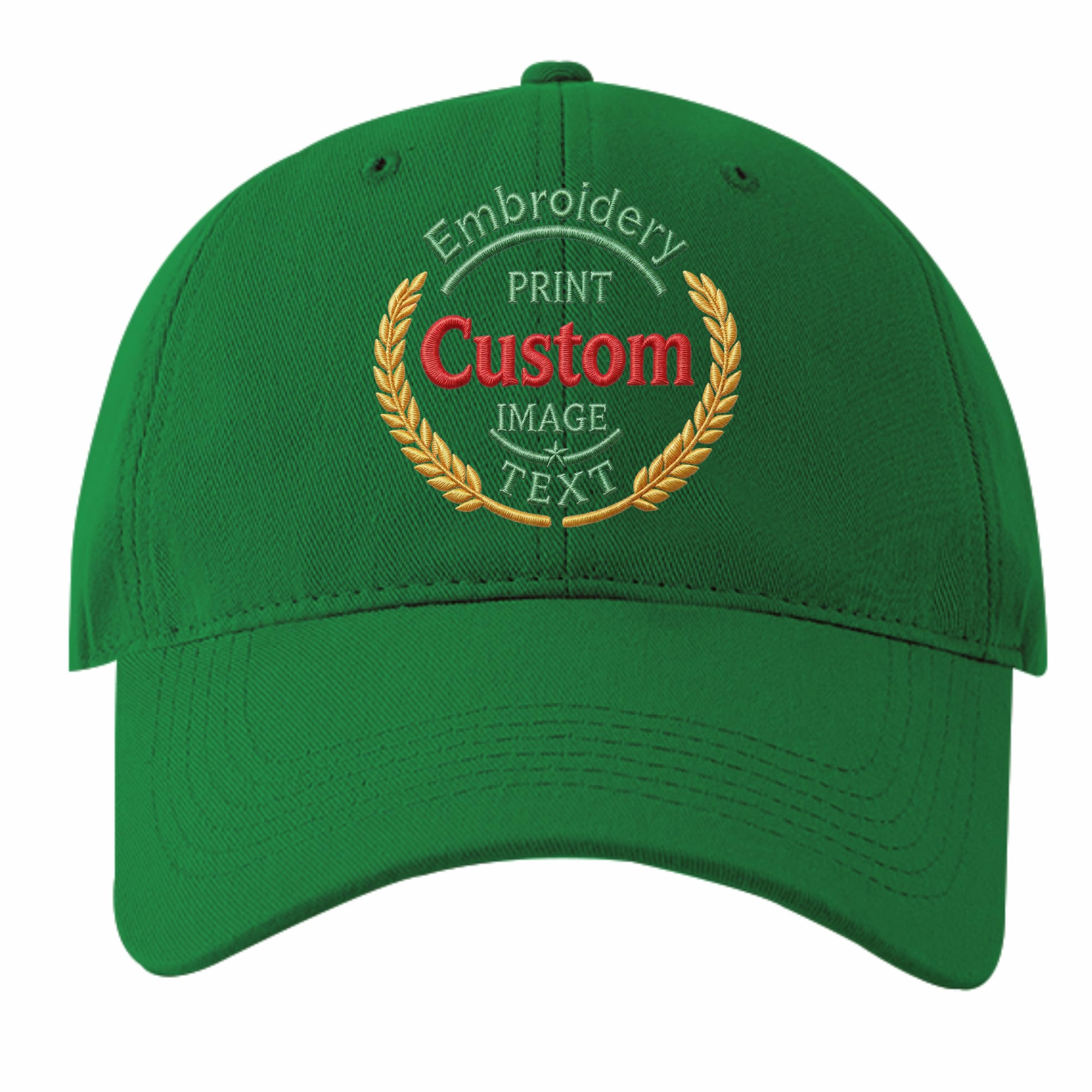 Soft Custom hat for Men Women Embroidered Printed Custom Baseball Cap | Personalized 4 Sided Customization, Washed Cotton, Adjustable sizes: Standard Heads(22.1"-23.6")