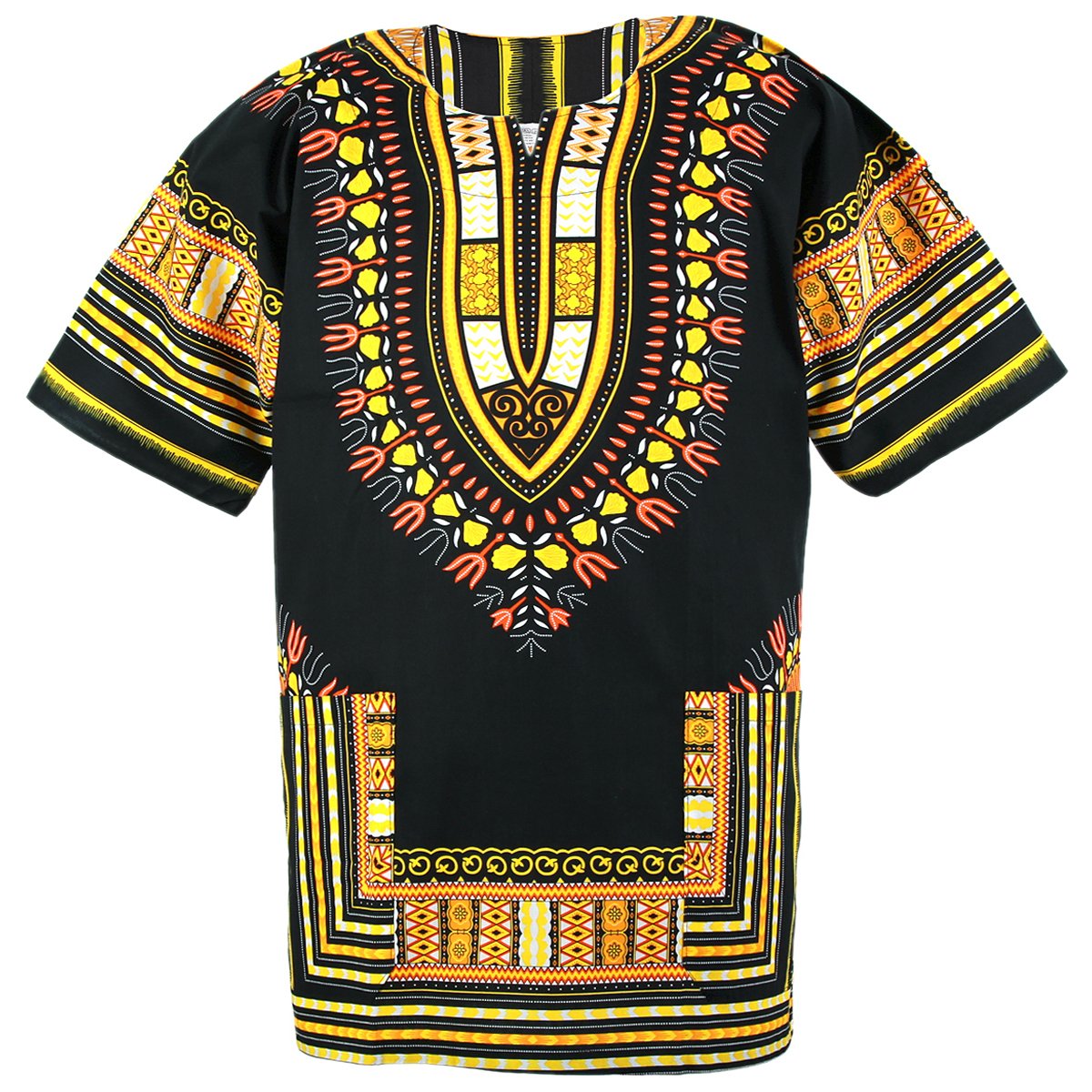 CHAINUPONAfrican Dashiki Cotton Shirt Men Women Festival Boho Hippie 60's  70's Bohemian